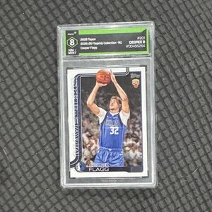 Topps Cooper Flagg Rookie Card - Blue and White